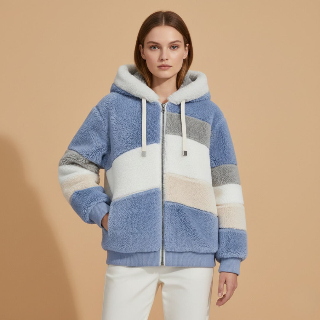 Ladies Waterproof Hooded Zip Jacket