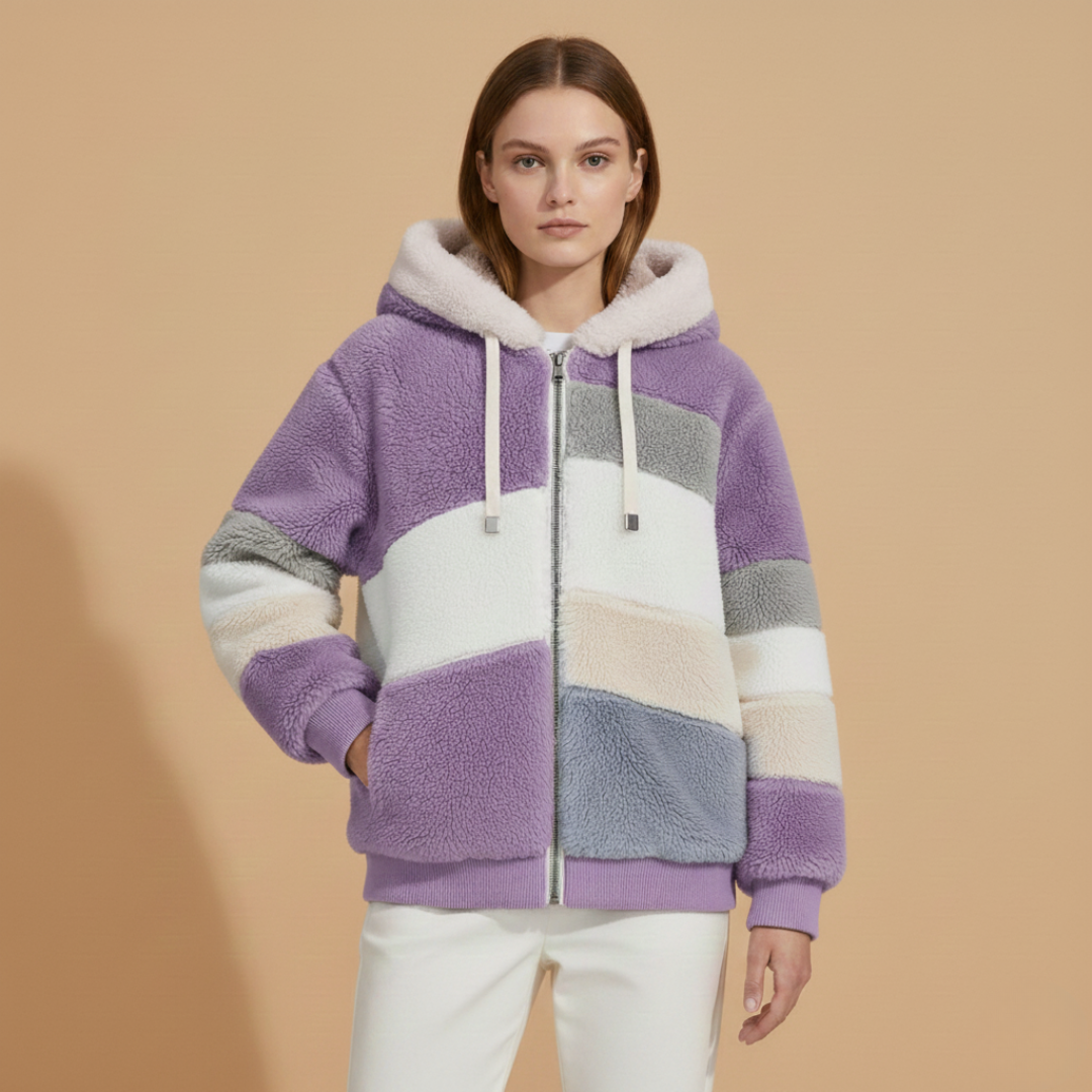 Ladies Waterproof Hooded Zip Jacket