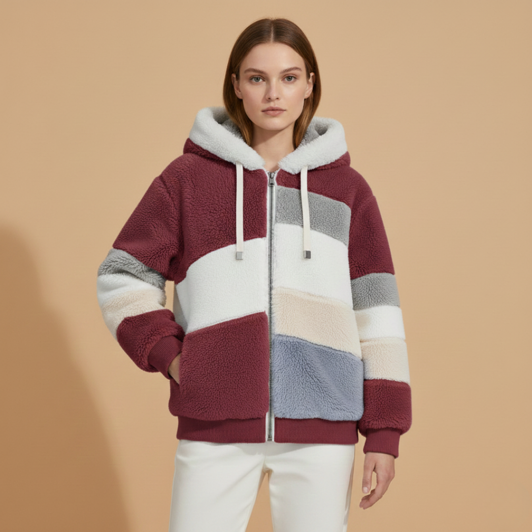 Ladies Waterproof Hooded Zip Jacket