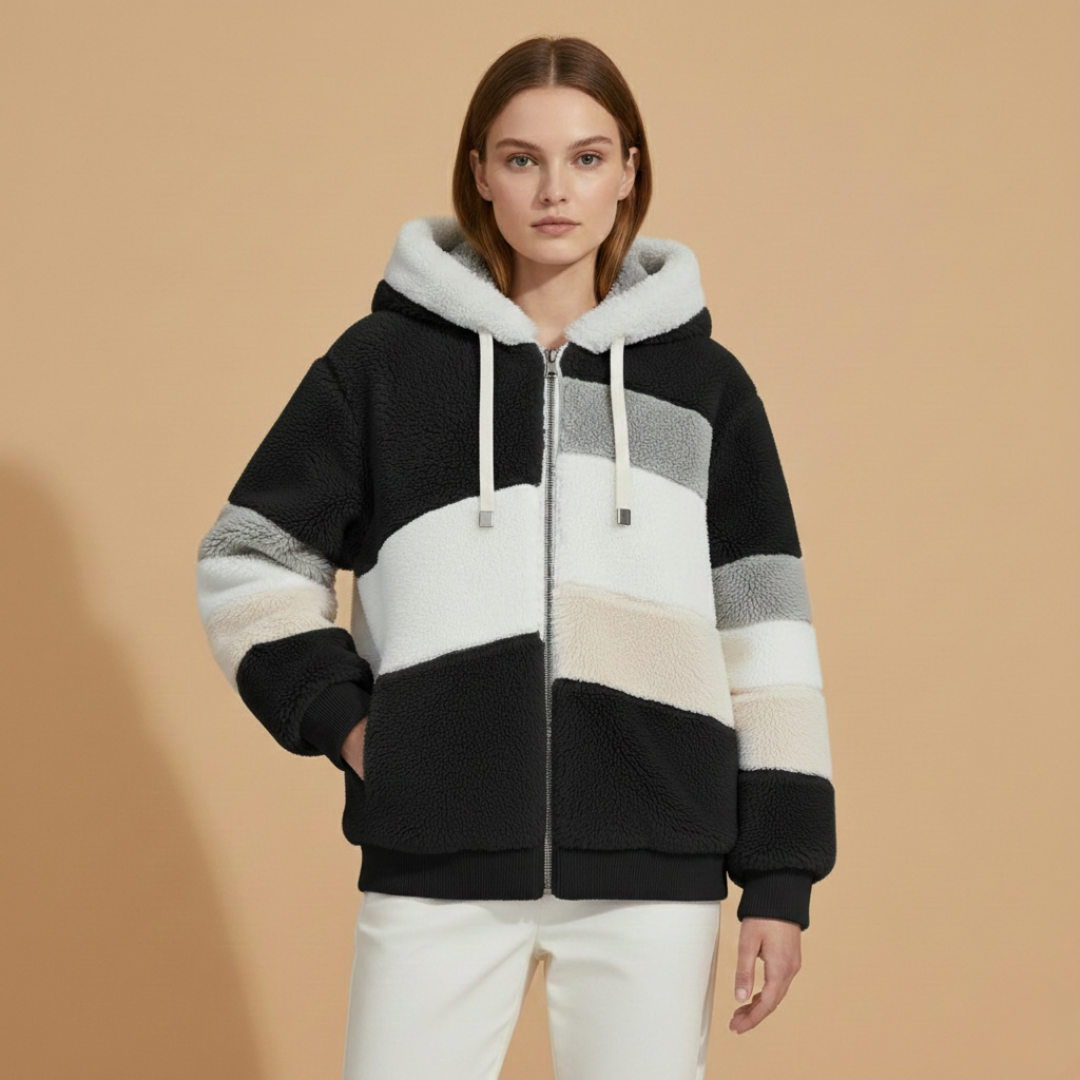 Ladies Waterproof Hooded Zip Jacket