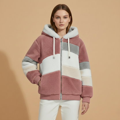 Ladies Waterproof Hooded Zip Jacket