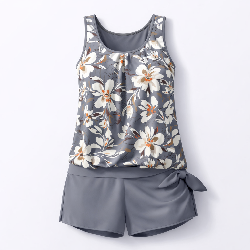 Women's Supportive Tankini Swimsuit - ModishWorld