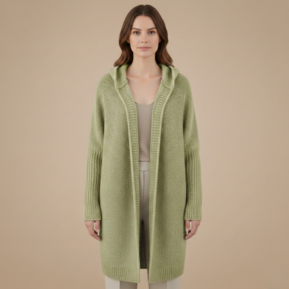 Cozy Women's Hooded Sweater Cardigan