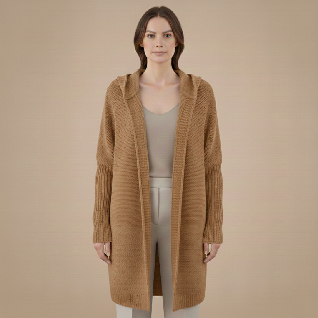 Cozy Women's Hooded Sweater Cardigan