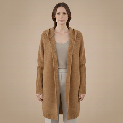 Cozy Women's Hooded Sweater Cardigan