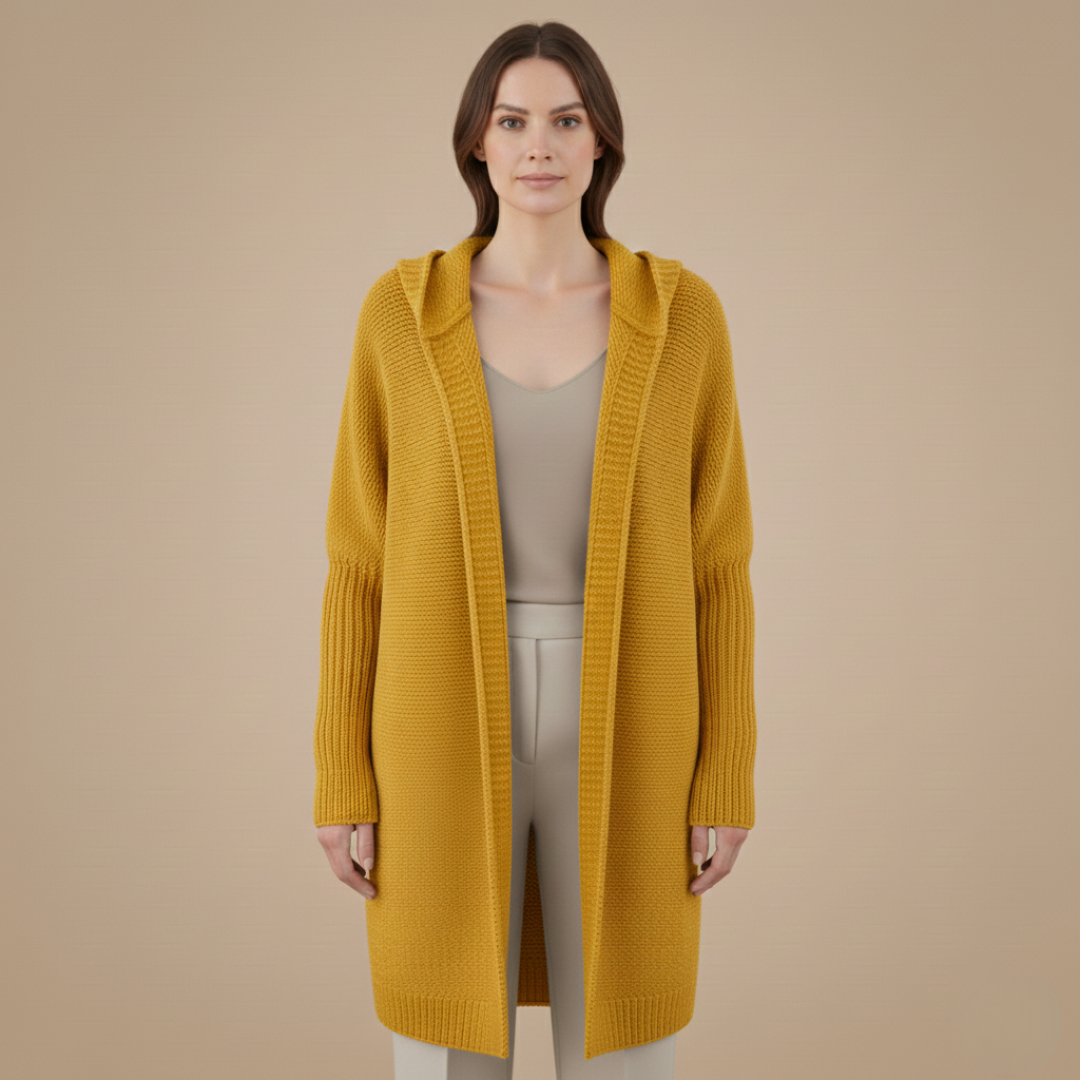 Cozy Women's Hooded Sweater Cardigan