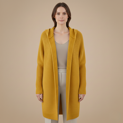 Cozy Women's Hooded Sweater Cardigan