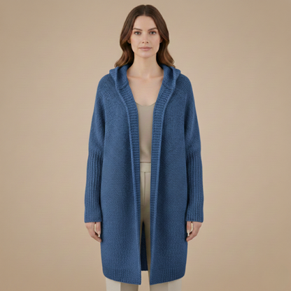 Cozy Women's Hooded Sweater Cardigan