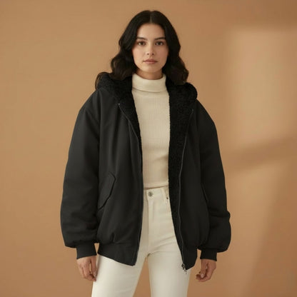 Warm Waterproof Hooded Women's Jacket