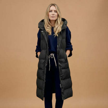 Warm Waterproof Parka with Hood and Pockets