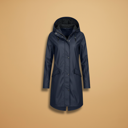 Waterproof Hooded Women's Raincoat with Pockets - Modish World
