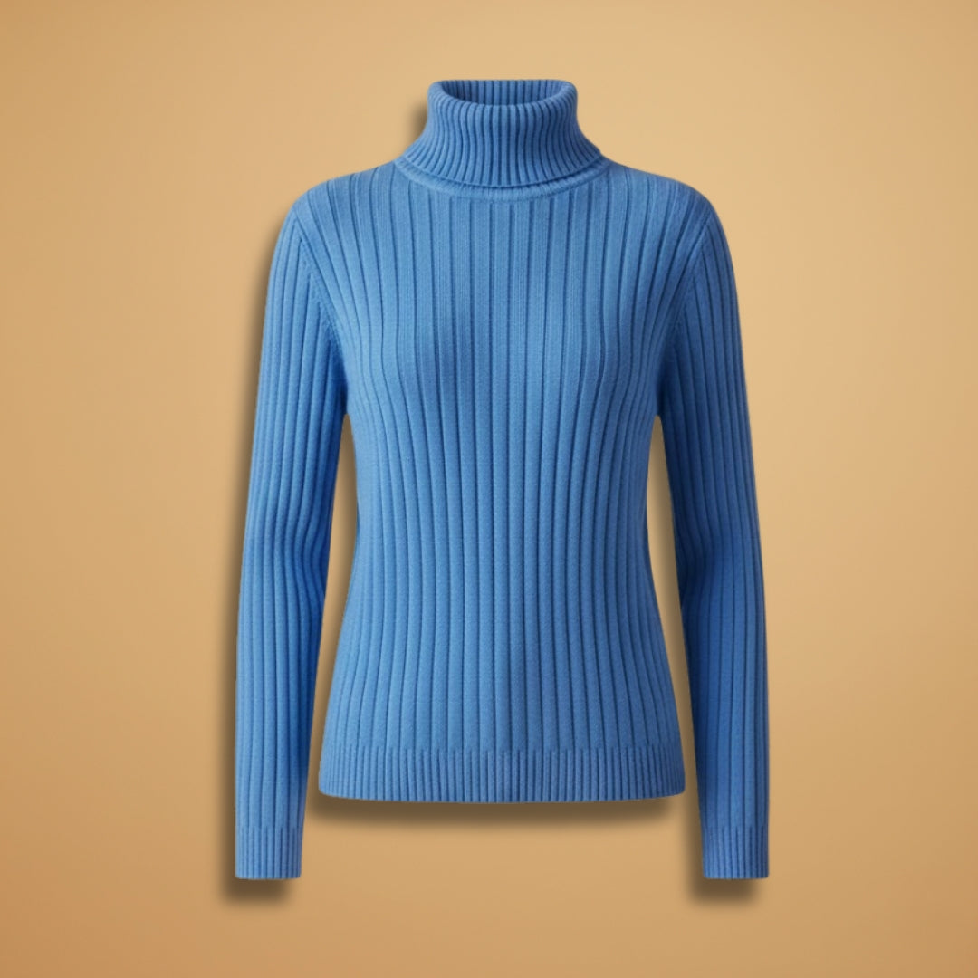 Classic Fit Women's Turtleneck Jumper Sweater - Modish World