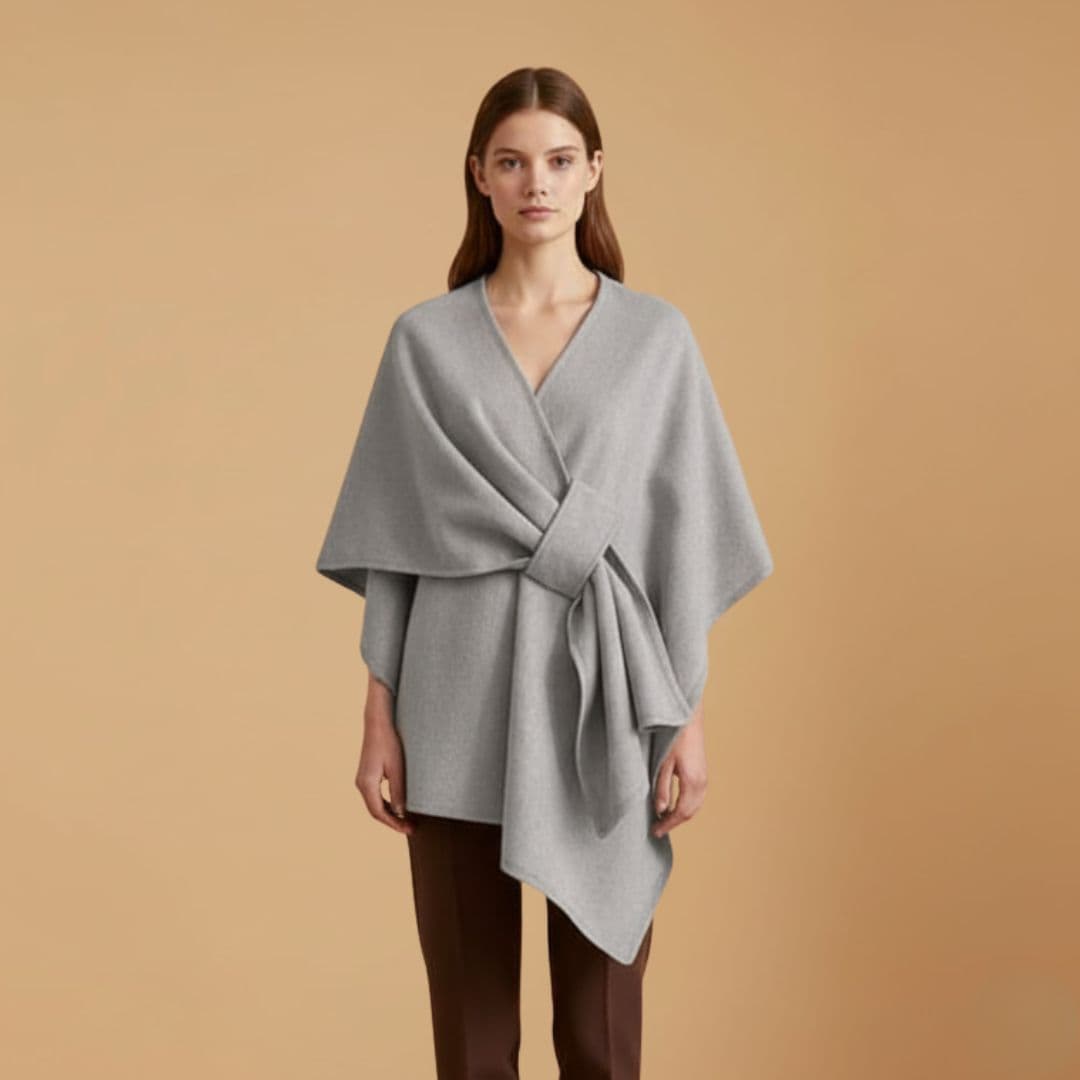Chic Open Front Drape Cardigan Coat