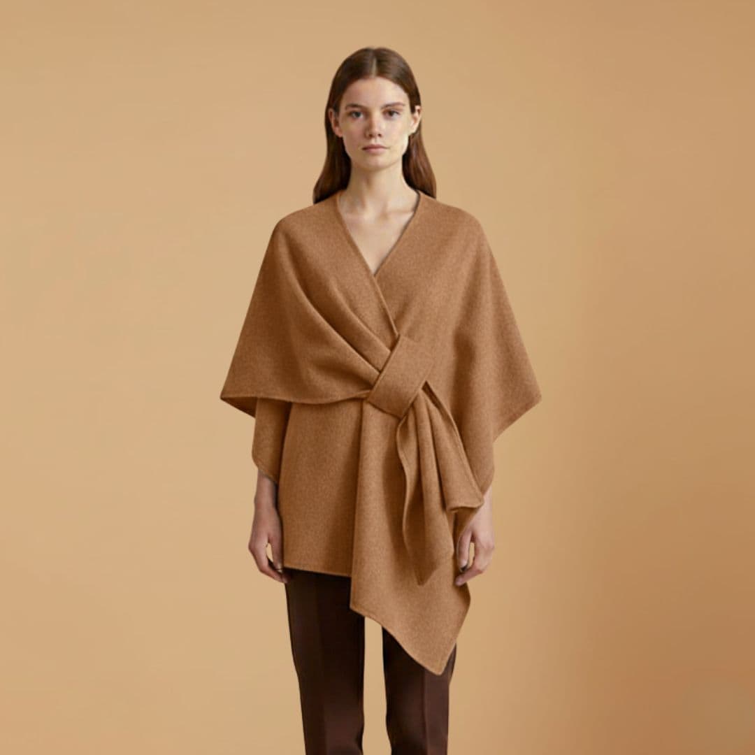 Chic Open Front Drape Cardigan Coat