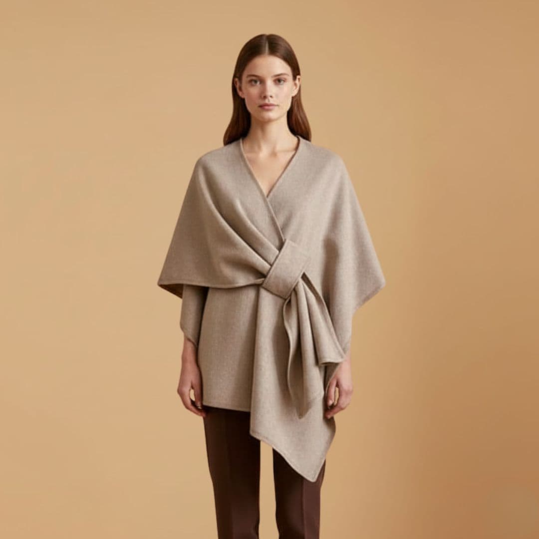 Chic Open Front Drape Cardigan Coat