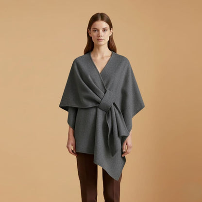 Chic Open Front Drape Cardigan Coat