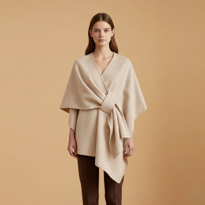 Chic Open Front Drape Cardigan Coat