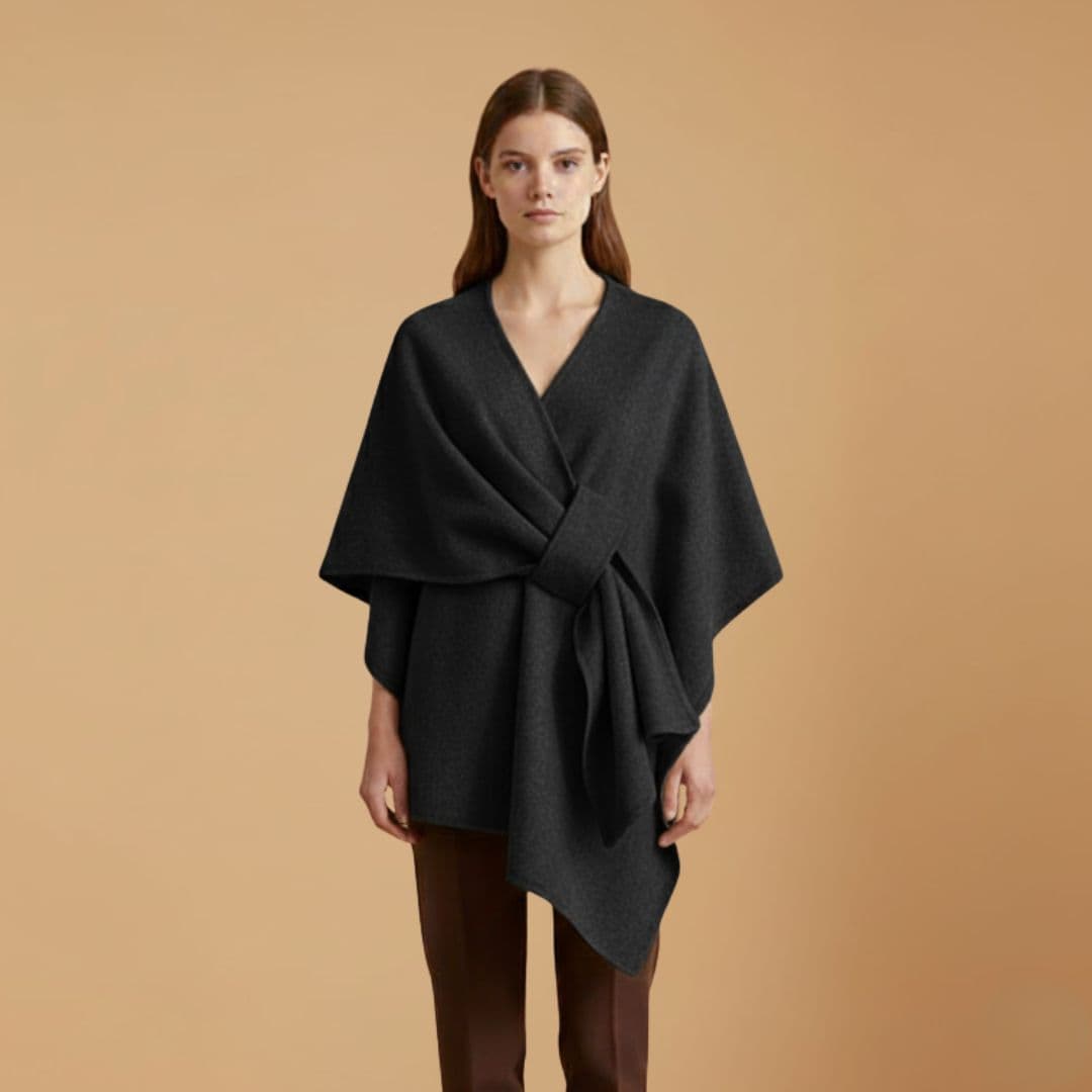 Chic Open Front Drape Cardigan Coat