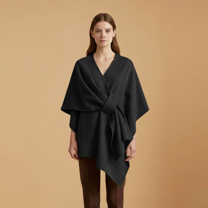 Chic Open Front Drape Cardigan Coat