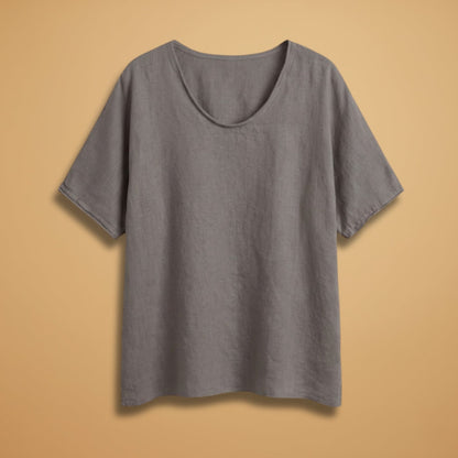 Feminine Casual V Neck Short Sleeve Top - Modish World