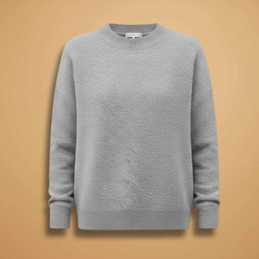 Classic Crew Neck Women's Long Sleeve Sweater - Modish World