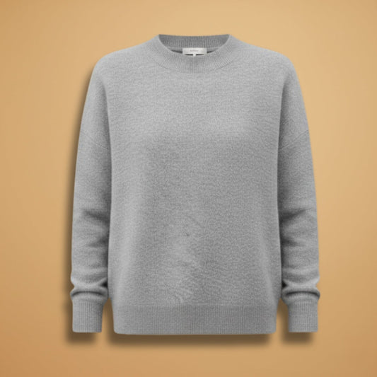 Classic Crew Neck Women's Long Sleeve Sweater - Modish World