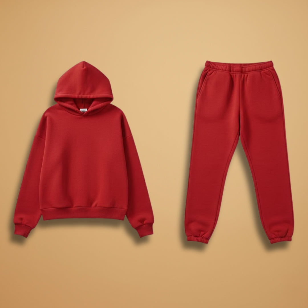 Ladies Comfortable Hooded Tracksuit Set - Modish World