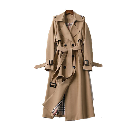 Classic Double Breasted Ladies Trench Coat - Modish World