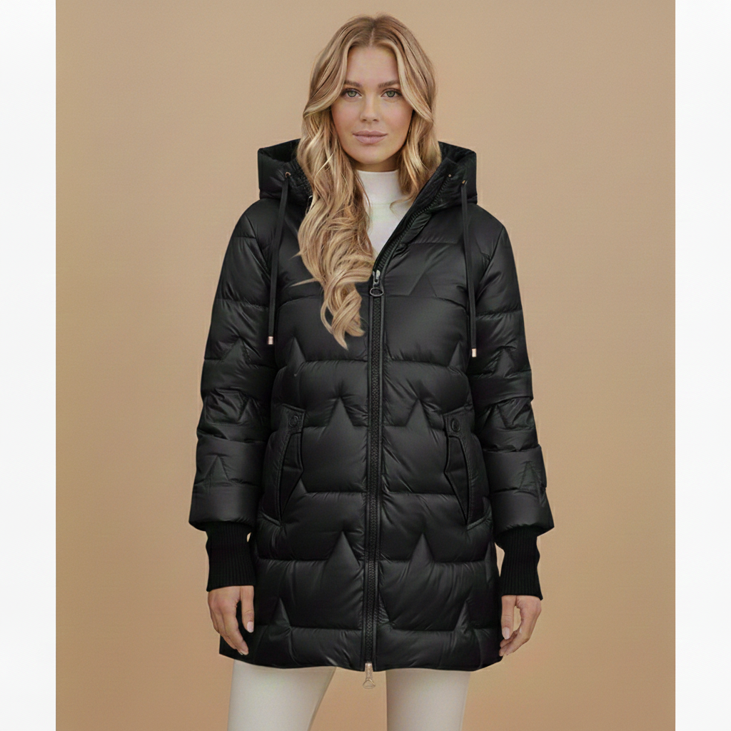 Warm Quilted Parka Jacket for Women