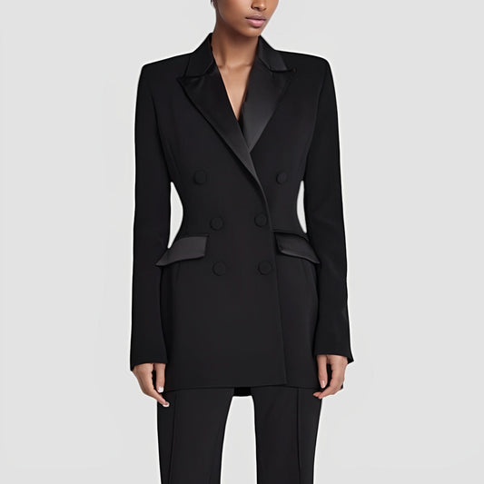 Classic Womens Double Breasted Blazer Dress - Modish World