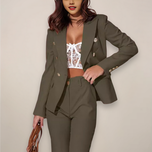 Classic 2 Piece Business Suit for Women - ModishWorld