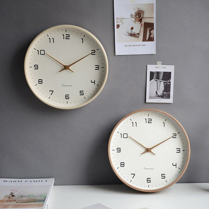 Simple White Round Clock - ModishWorld