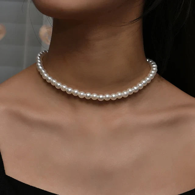 Elegant Pearl Choker Necklace for Weddings & Formal Events
 - ModishWorld
