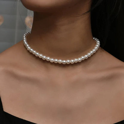 Elegant Pearl Choker Necklace for Weddings & Formal Events
 - ModishWorld