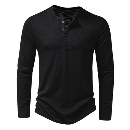 Relaxed Fit Casual Long Sleeve Mens Shirt
