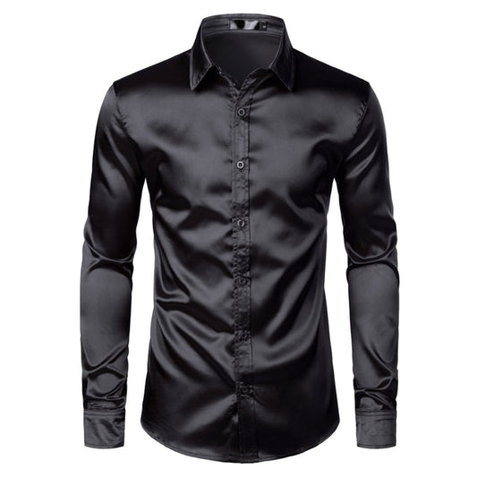 Classic Comfortable Mens Long Sleeve Shirt - ModishWorld
