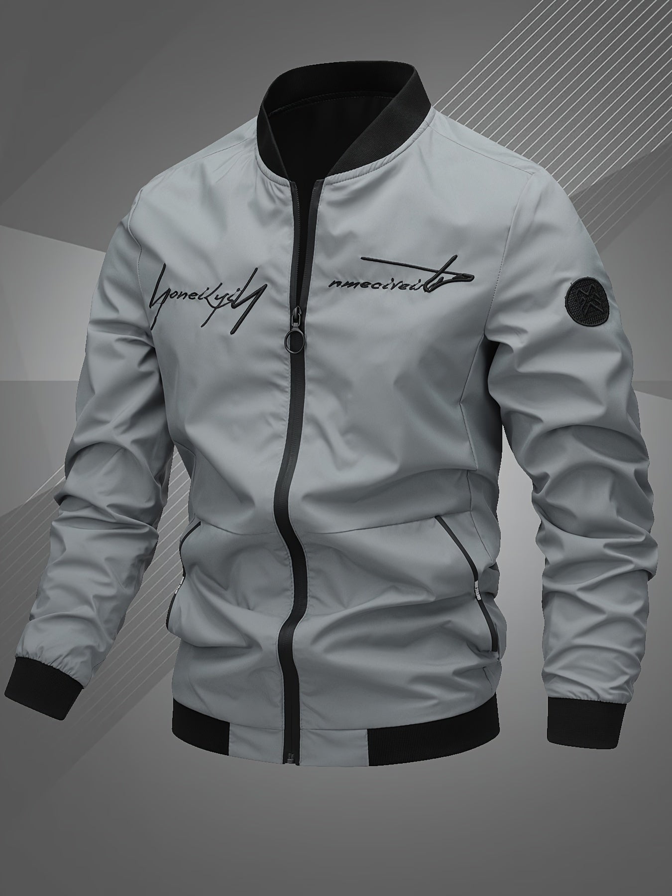 Personalized Embroidered Mens Bomber Jacket
