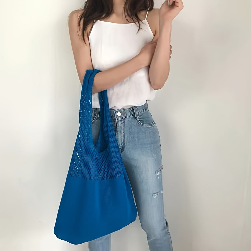 Stylish Woven Summer Beach Tote Bag