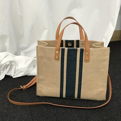 Classic Stripe Shopping Bag
