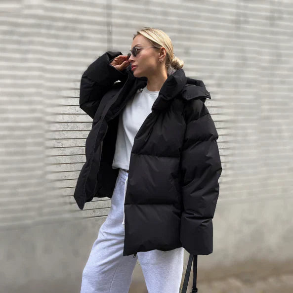 Warm Women's Quilted Down Parka Jacket