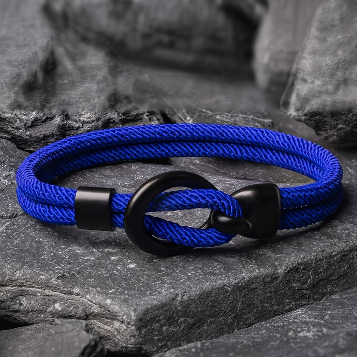 Unique Braided Leather Men's Wristband