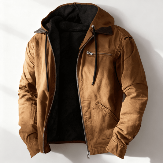 Warm Mens Fleece Lined Coat - Modish World