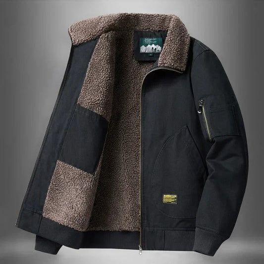 Warm Insulated Men's Winter Bomber Jacket - ModishWorld
