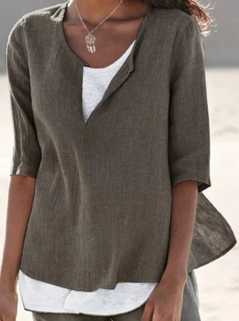 Relaxed Fit Loose Summer Top