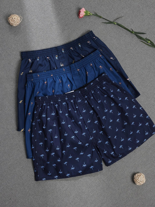 Comfortable Graphic Pattern Boxer Shorts - ModishWorld