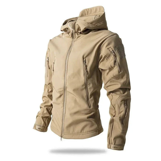 Waterproof Men's Zip Up Windbreaker Jacket Hood - Modish World