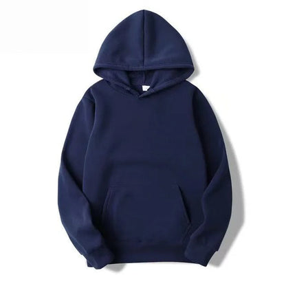Classic Casual Hooded Sweatshirt with Pockets