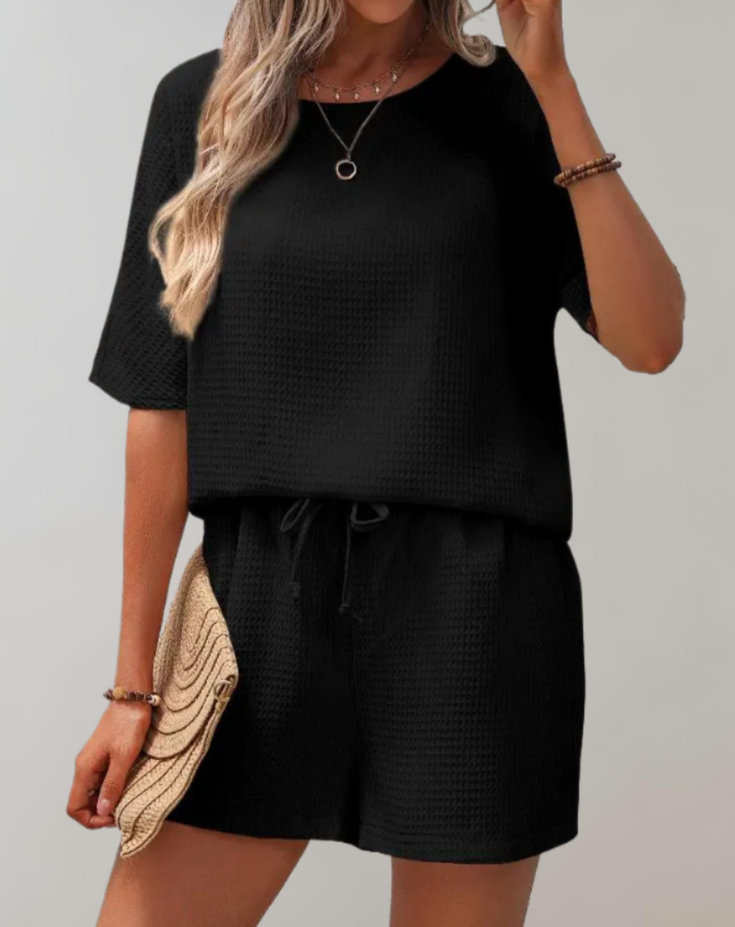 Stylish 2-Piece Top and Shorts Outfit for Women - ModishWorld