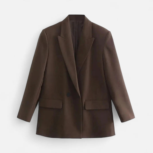 Classic Women's Tailored Double Button Jacket - Modish World
