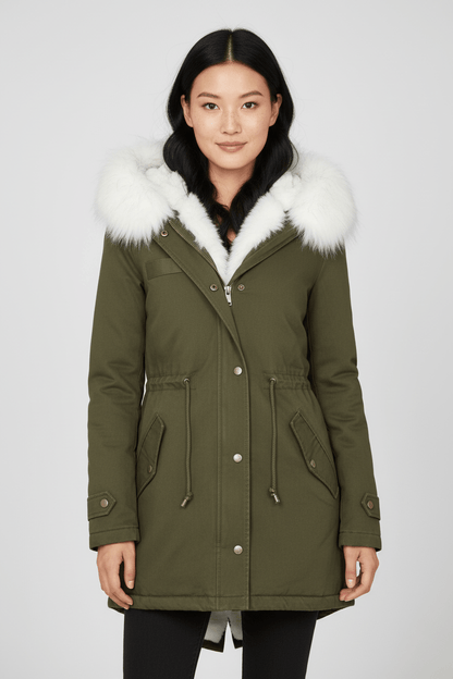 Women's Thermal Insulated Parka Winter Jacket